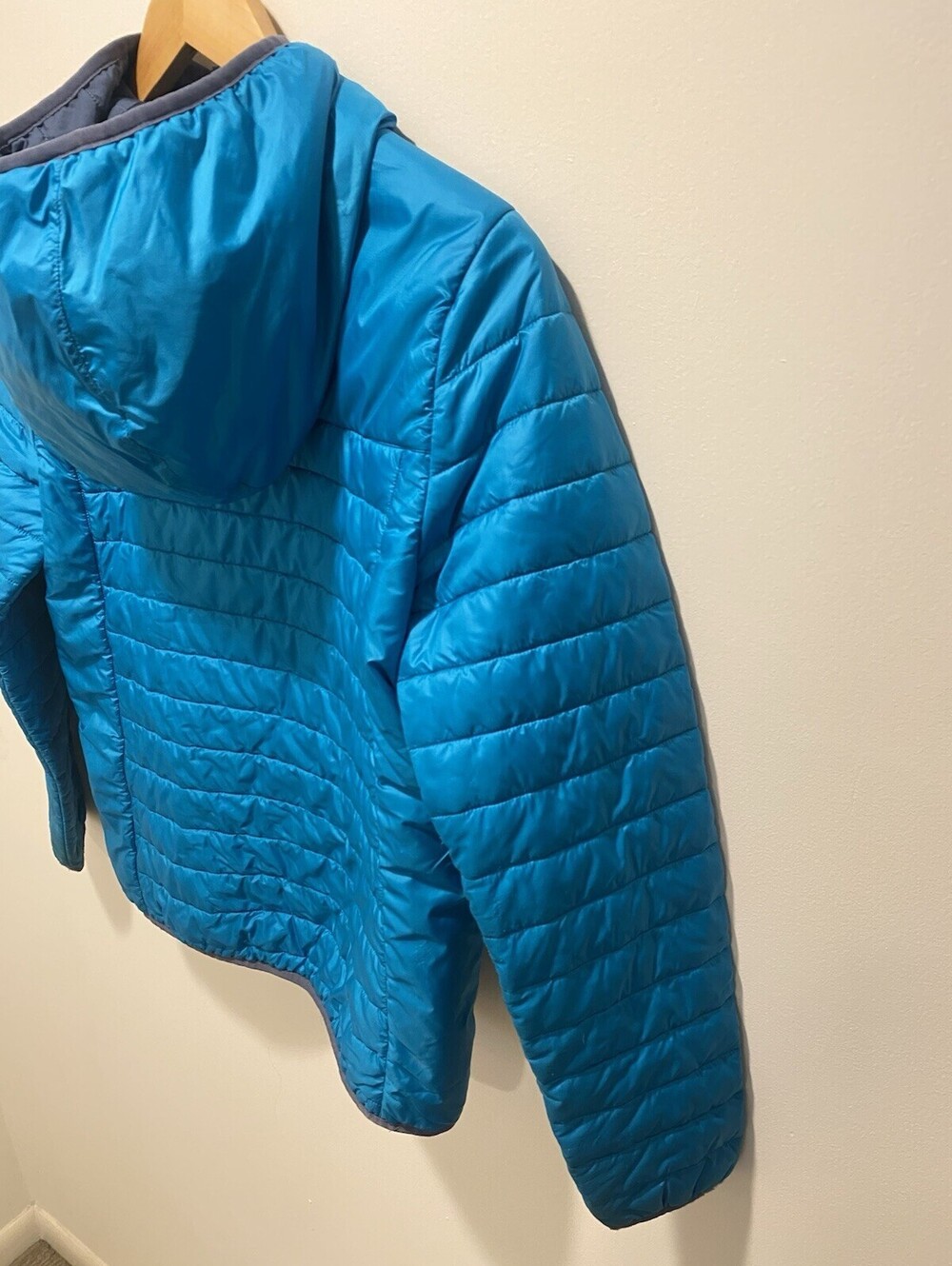 Merrell Women's Puffer Jacket Teal, Primaloft Full Zip, Quilted Zip-In Pockets - Picture 6 of 8